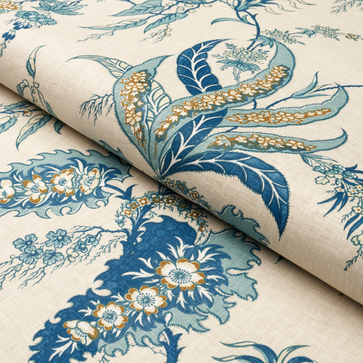 Schumacher Apolline Botanical Ciel & Marine Fabric 181731