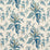 Schumacher Apolline Botanical Ciel & Marine Fabric Sample 181731