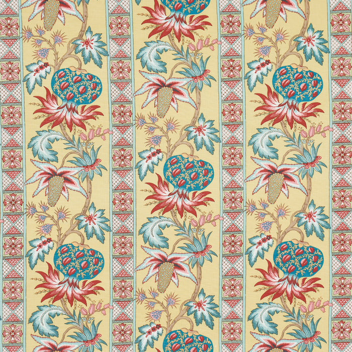 Schumacher Bailey Botanical Gold Fabric Sample 181861