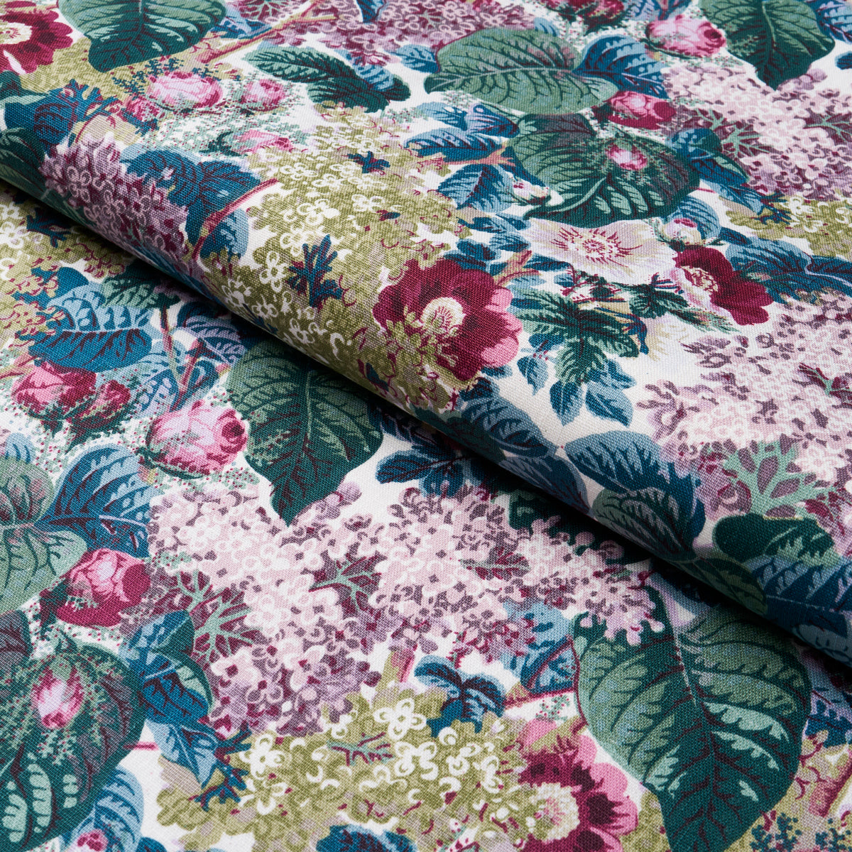 Schumacher Flora's Fleurs Plum Fabric Sample 181870