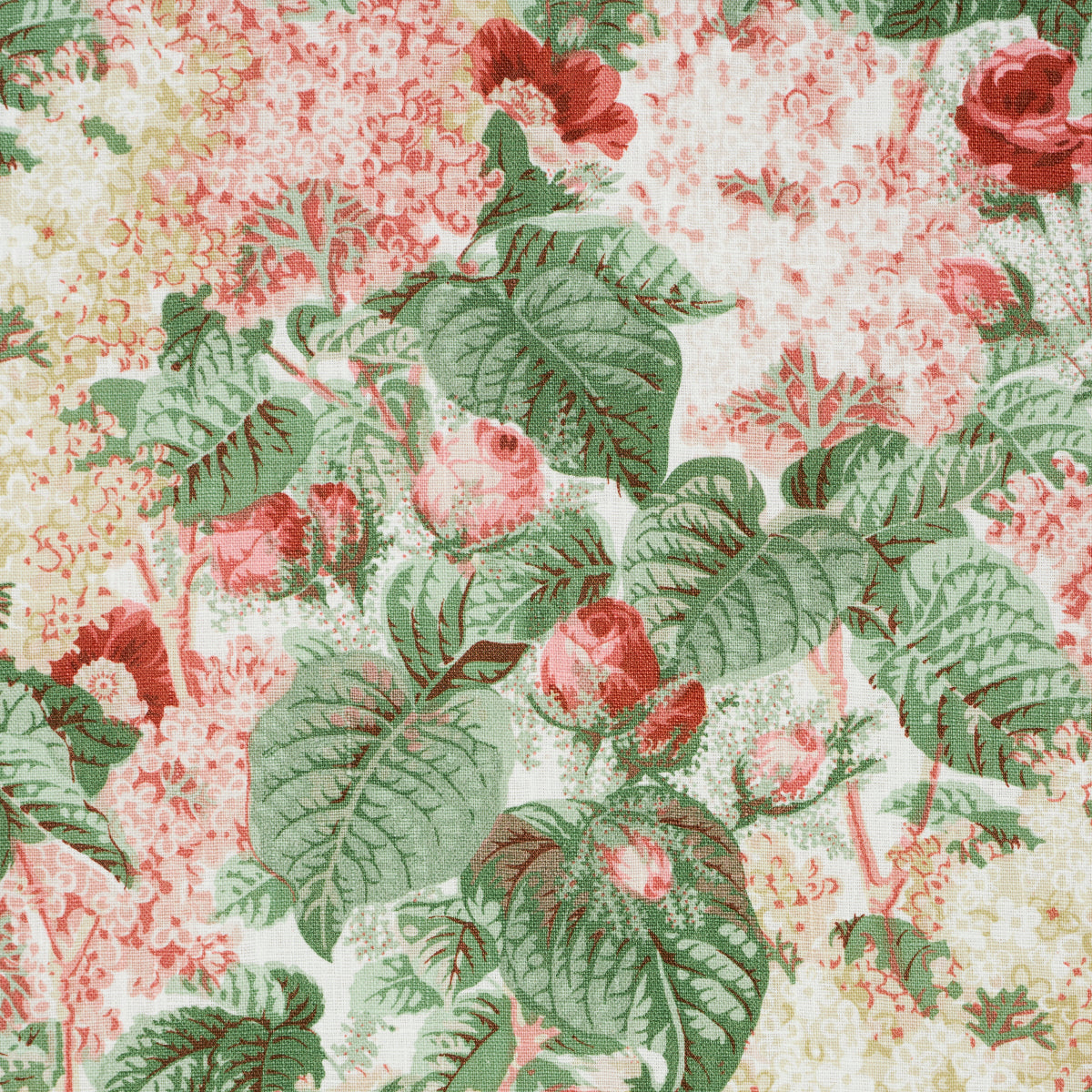 Schumacher Flora's Fleurs Apricot Fabric 181871