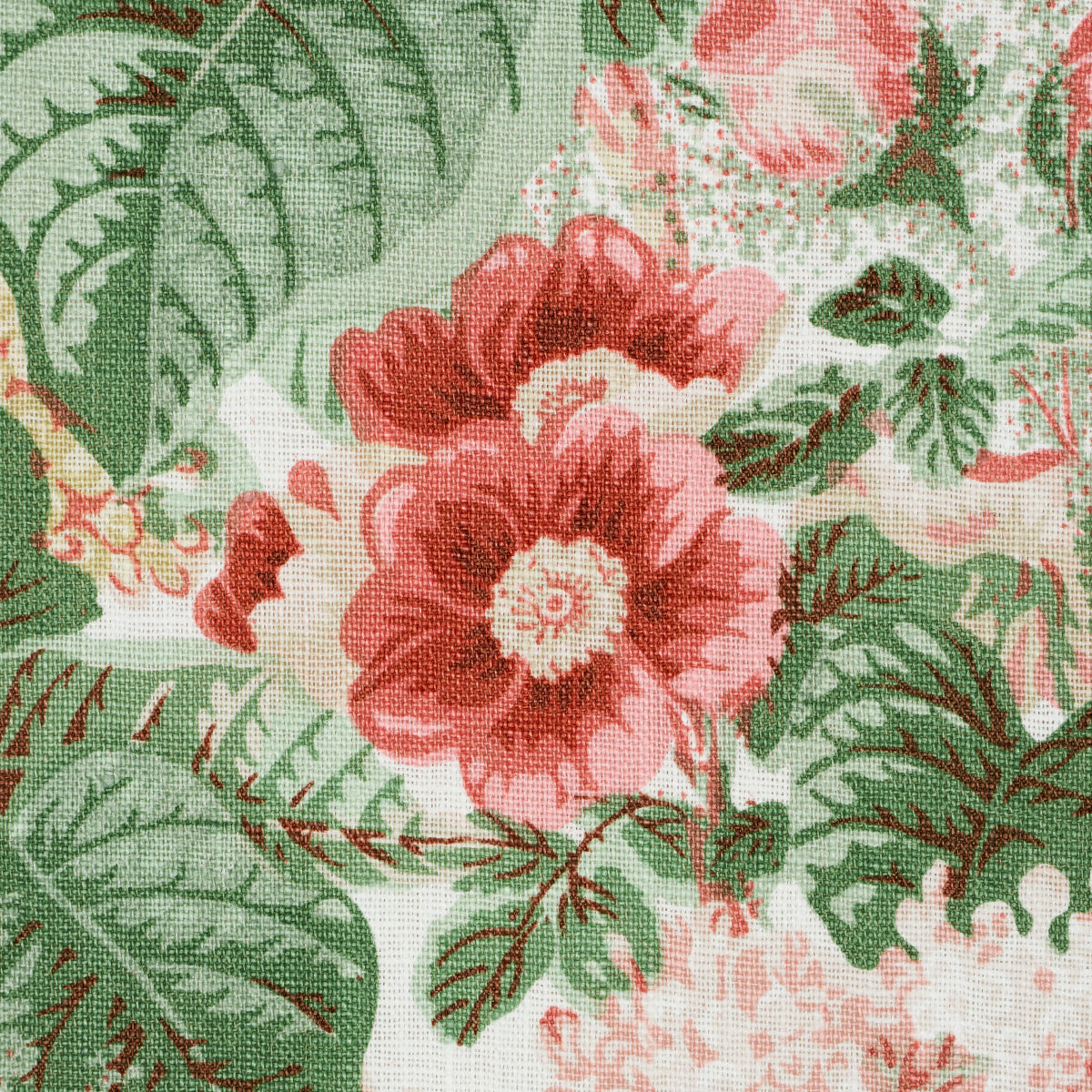 Schumacher Flora's Fleurs Apricot Fabric Sample 181871