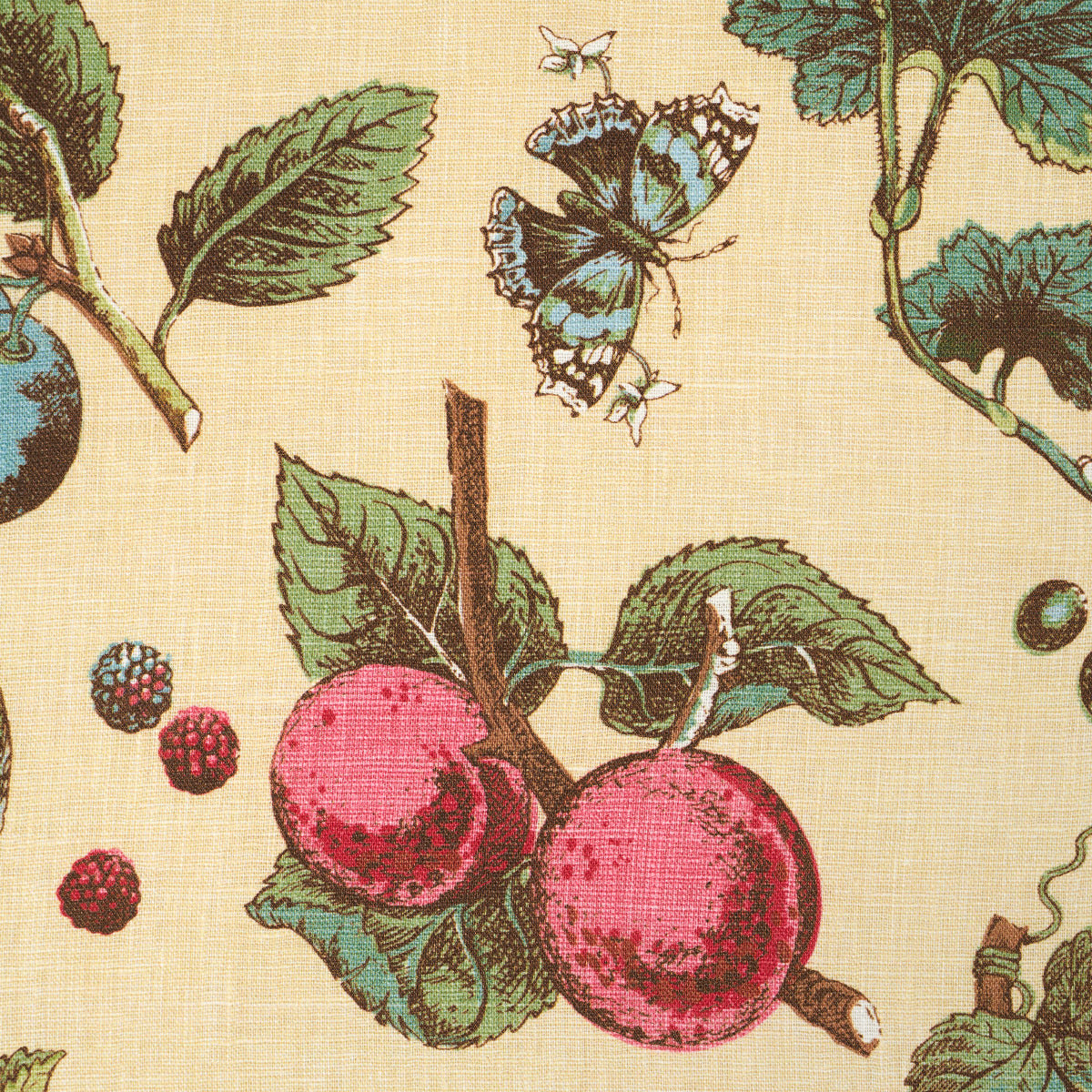 Schumacher Berry Grove Butter Fabric 181892