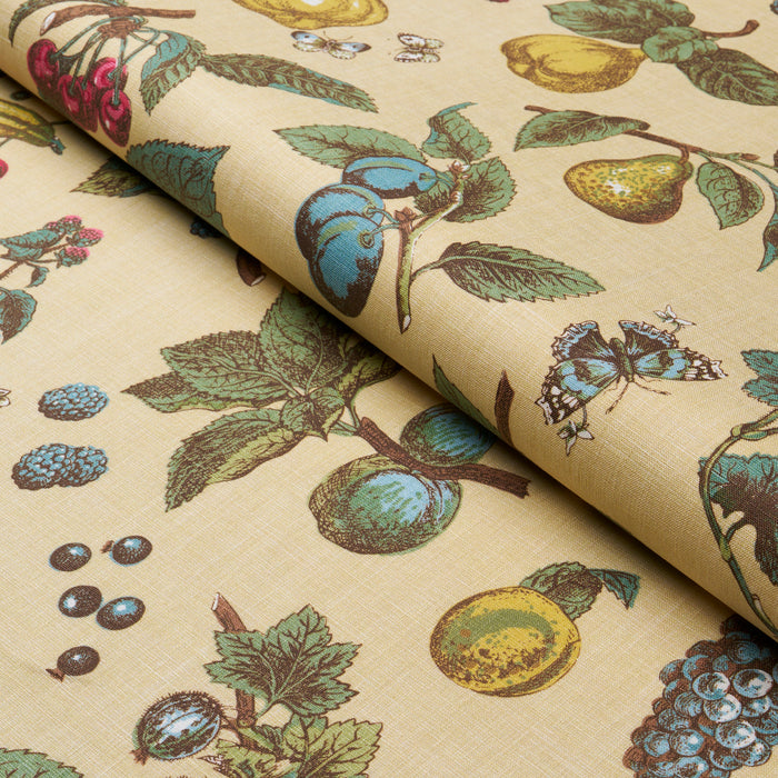 Schumacher Berry Grove Butter Fabric 181892