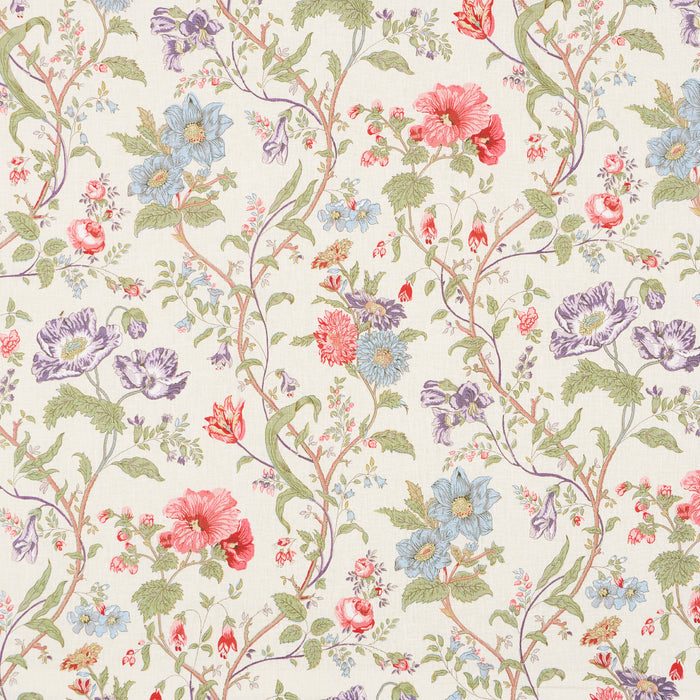 Schumacher Giselle Floral Ivory Fabric Sample 181900