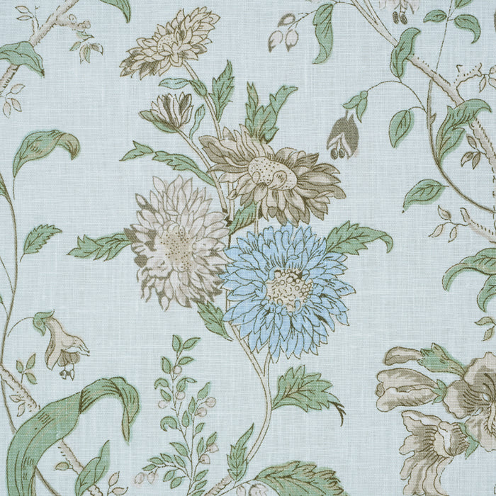 Schumacher Giselle Floral Sky Fabric 181901