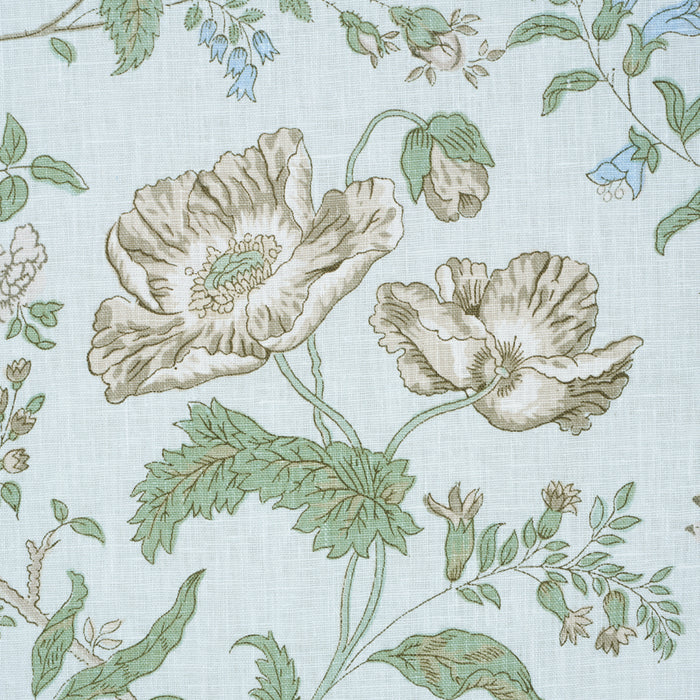 Schumacher Giselle Floral Sky Fabric 181901