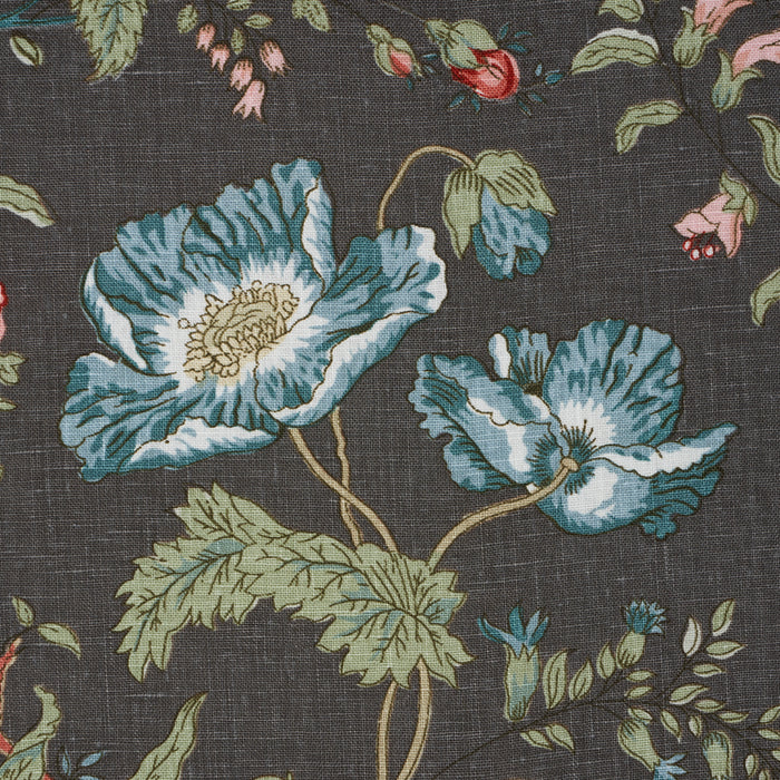 Schumacher Giselle Floral Noir Fabric 181902