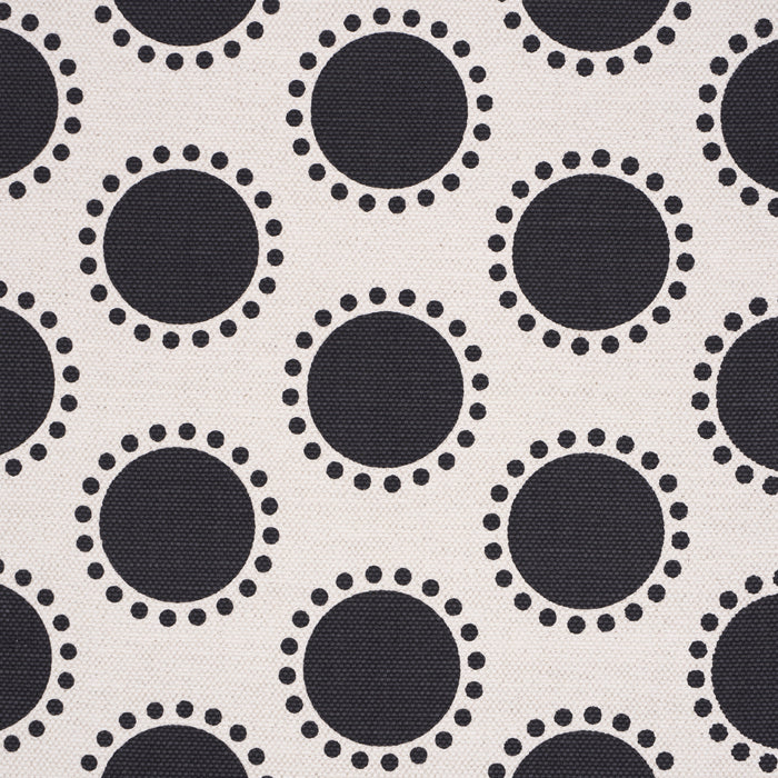 Schumacher Oompa Black Fabric Sample 181952