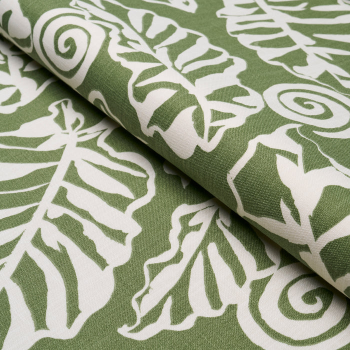 Schumacher Del Mar Indoor/Outdoor Verde Fabric Sample 181990