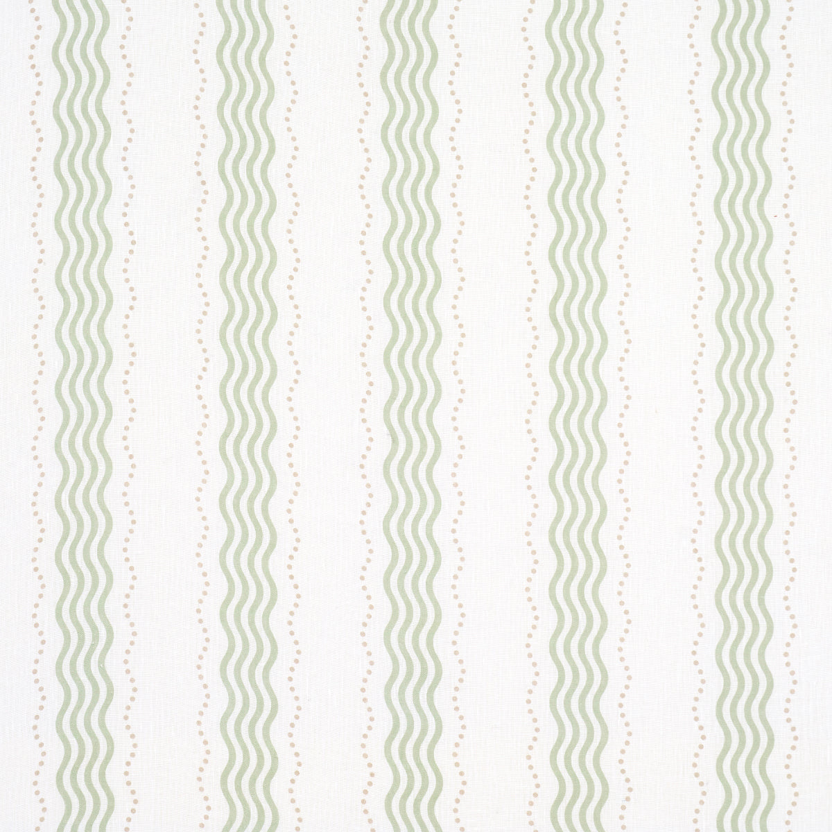 Schumacher Margot Linen Sheer Green Fabric Sample 182010