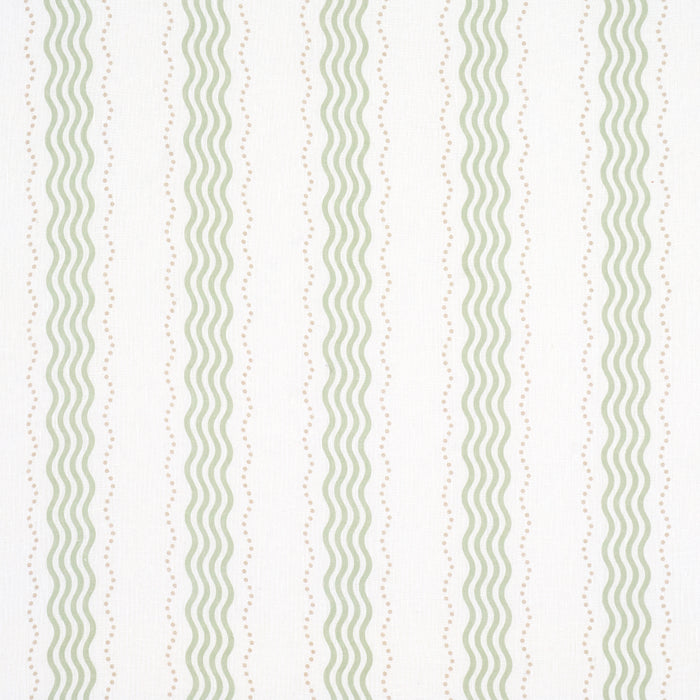 Schumacher Margot Linen Sheer Green Fabric Sample 182010