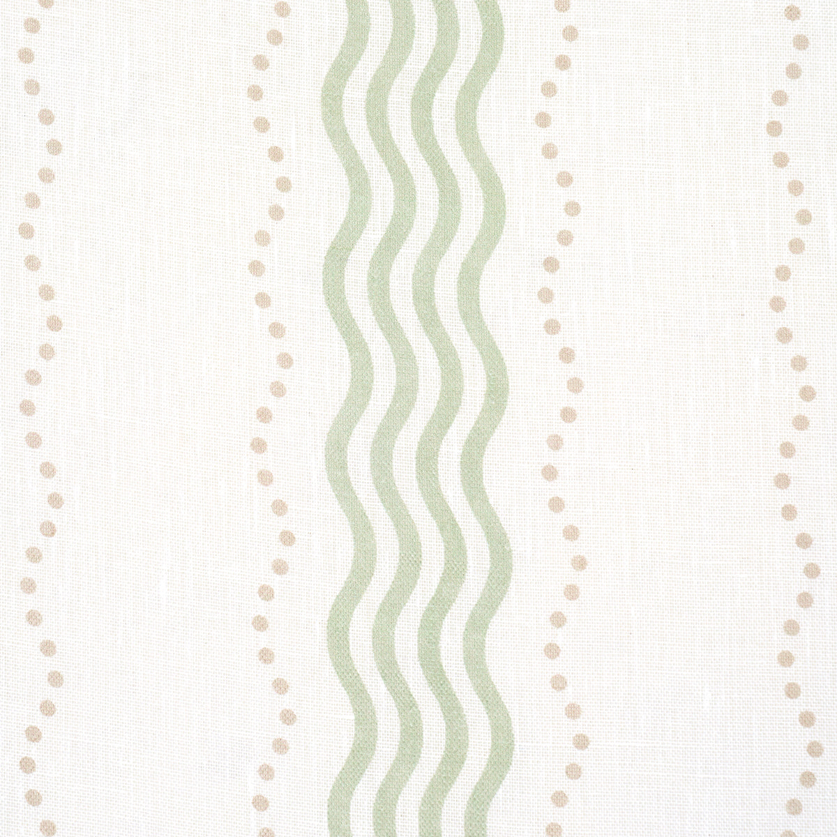 Schumacher Margot Linen Sheer Green Fabric Sample 182010