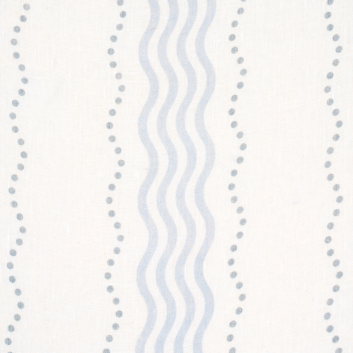 Schumacher Margot Linen Sheer Blue Fabric 182011