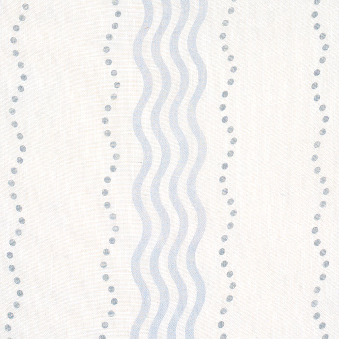 Schumacher Margot Linen Sheer Blue Fabric Sample 182011