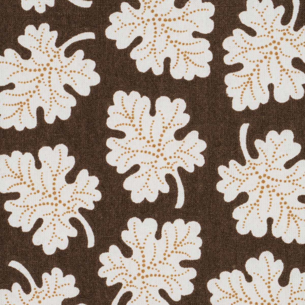 Schumacher Olive Brown Fabric Sample 182031