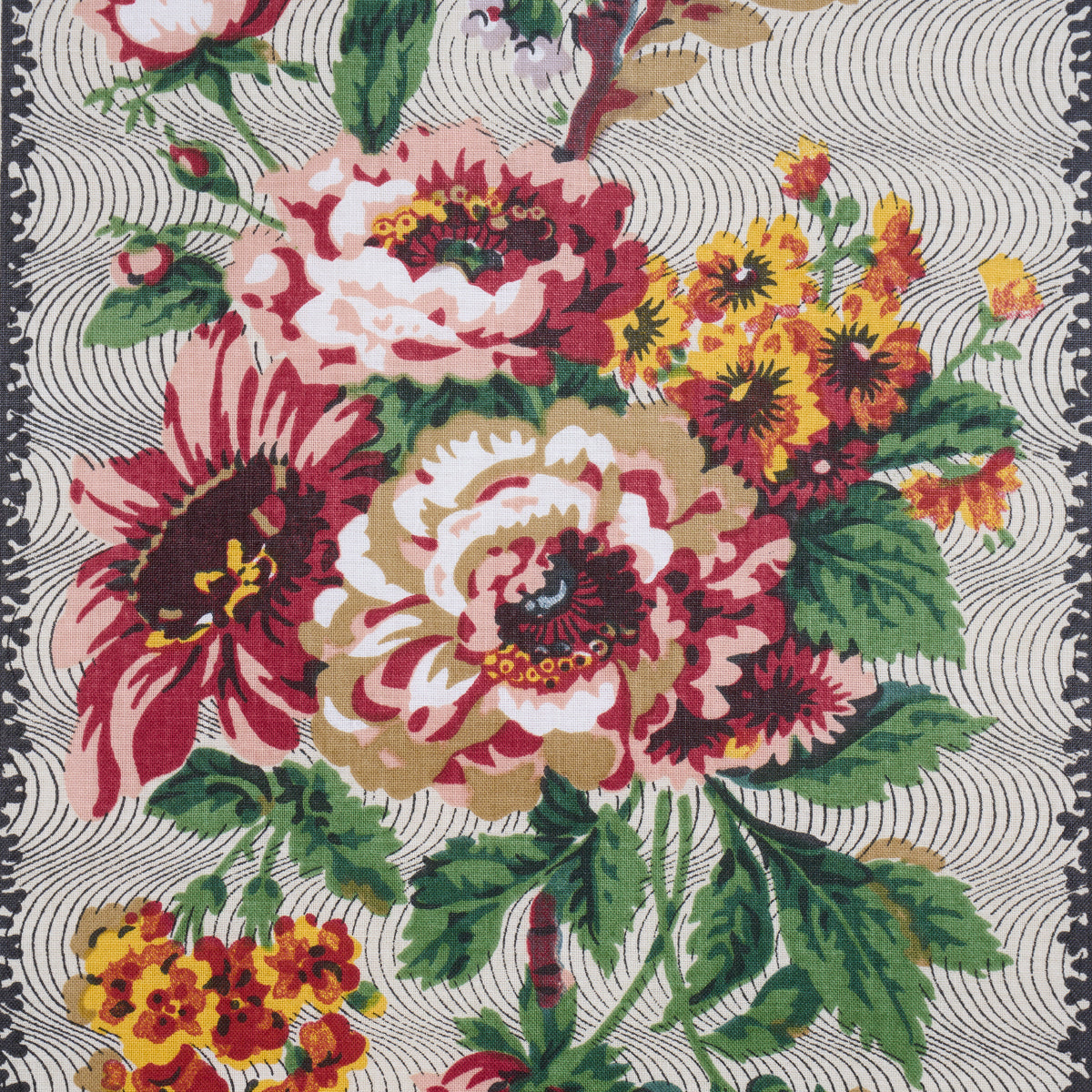 Schumacher Elizabeth Chintz Rose Fabric 182040