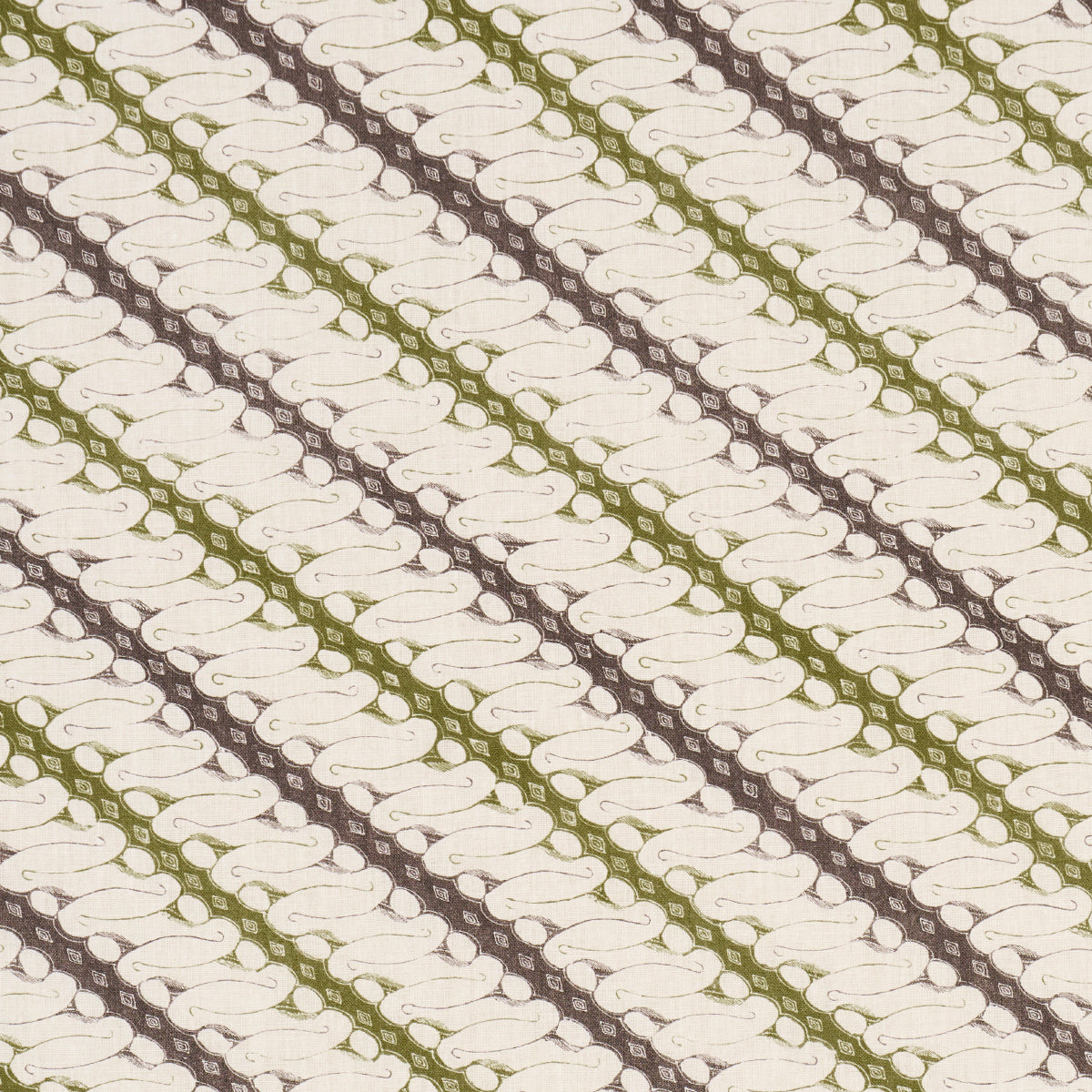 Schumacher Ronnie Green Fabric 182050