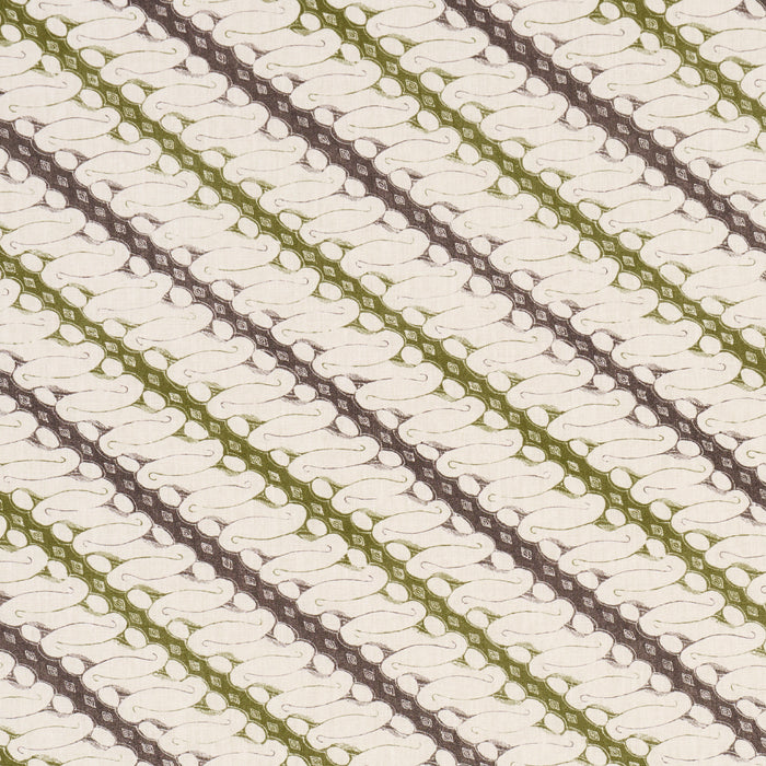 Schumacher Ronnie Green Fabric Sample 182050