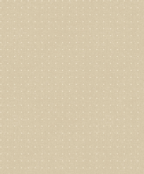 Seabrook Designs Dot Beige Wallpaper Sample 1820510