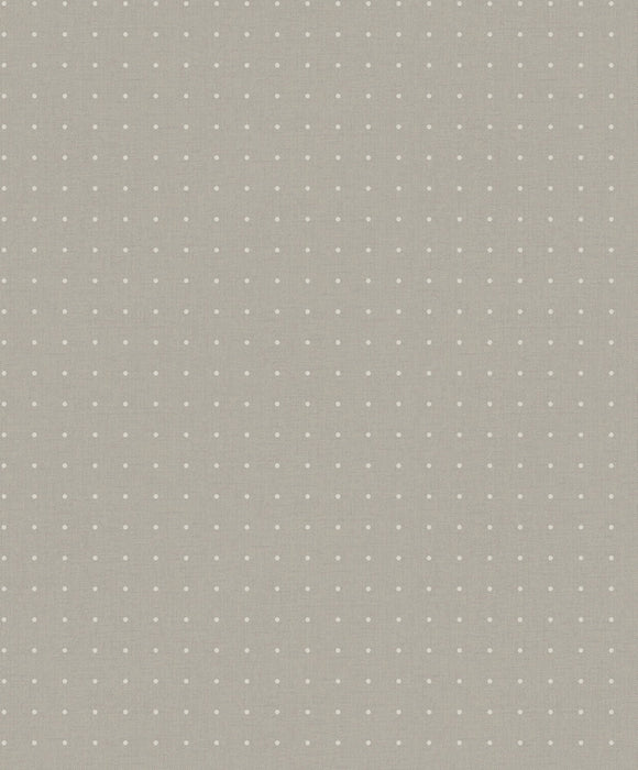 Seabrook Designs Dot Light Grey Wallpaper Sample 1820518