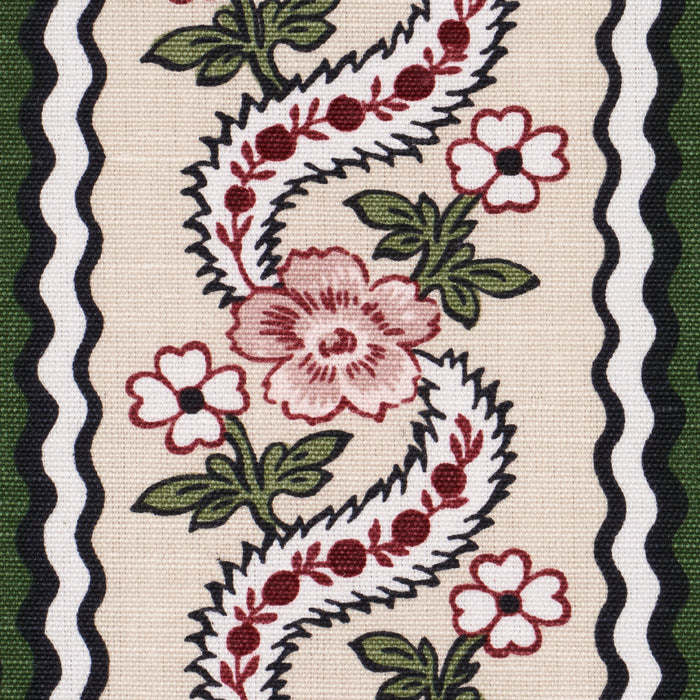 Schumacher Serena Garland Rose Fabric 182072