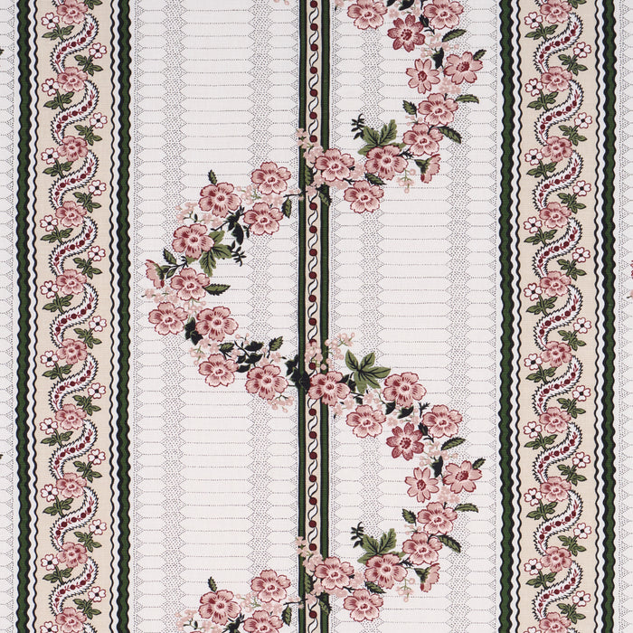 Schumacher Serena Garland Rose Fabric 182072