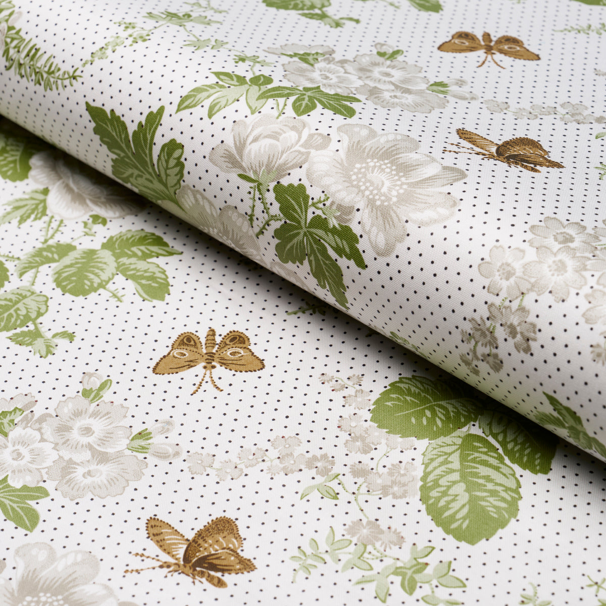 Schumacher Sibyl Chintz Neutral Fabric 182081