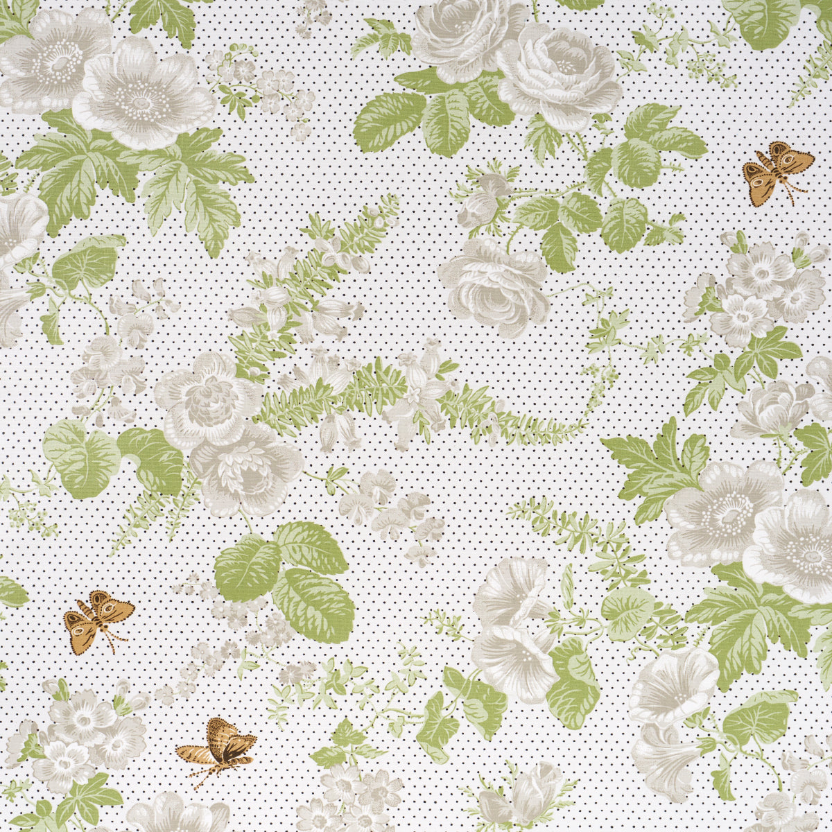 Schumacher Sibyl Chintz Neutral Fabric 182081