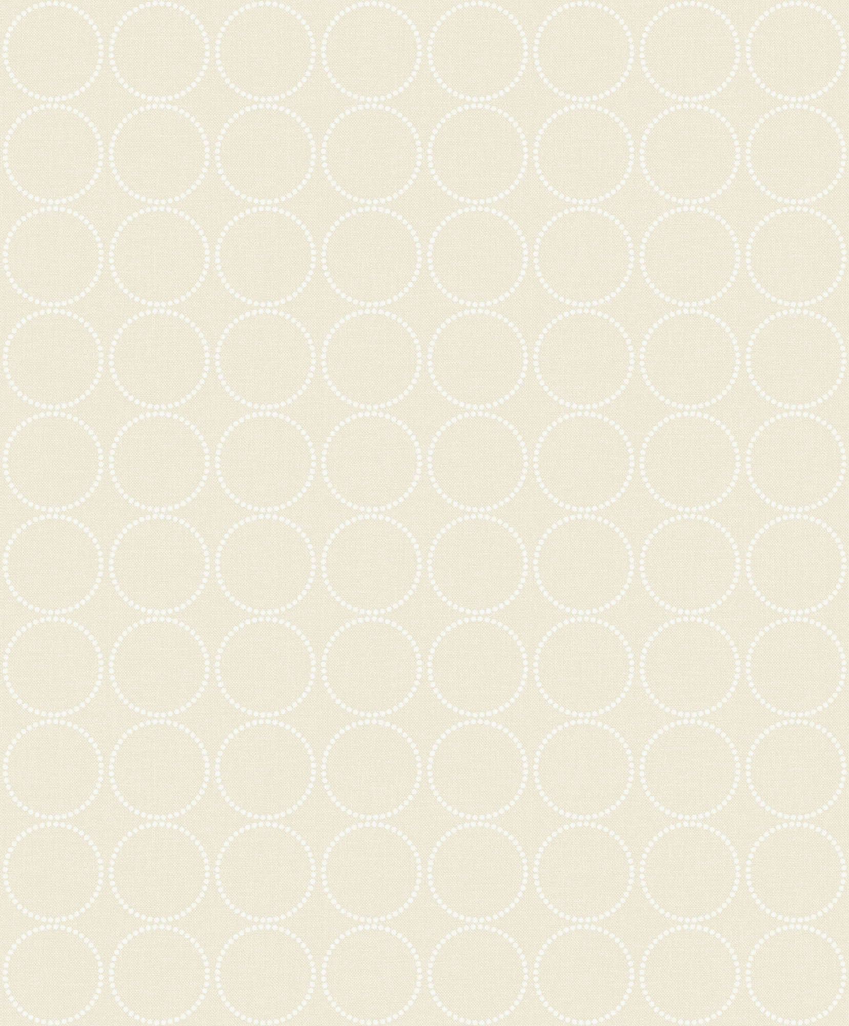 Seabrook Designs Small Circles Ivory Wallpaper 1820910