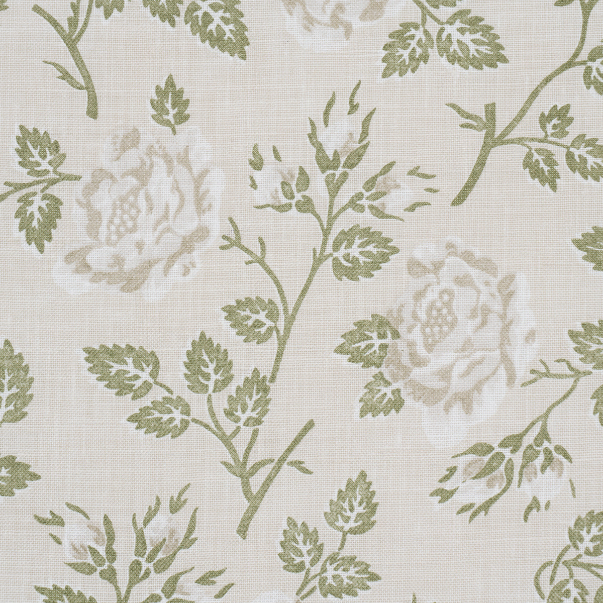 Schumacher Lavinia Green Fabric 182100