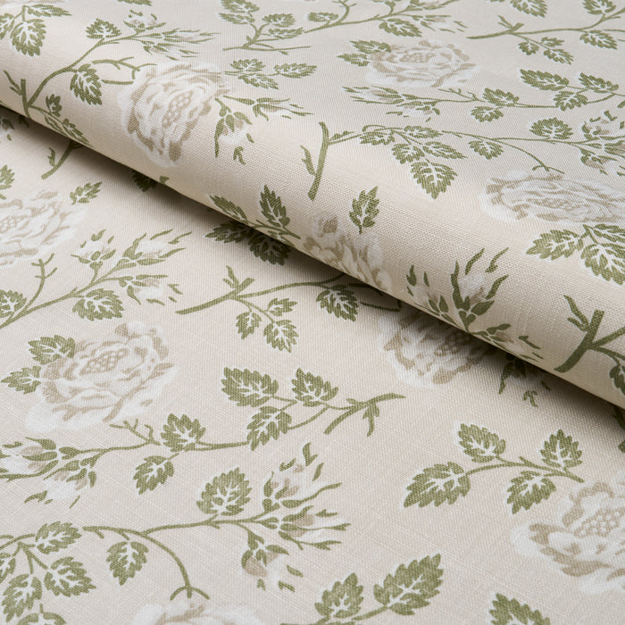 Schumacher Lavinia Green Fabric 182100