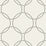 Seabrook Designs Intersecting Circles Ivory Wallpaper Sample 1821010