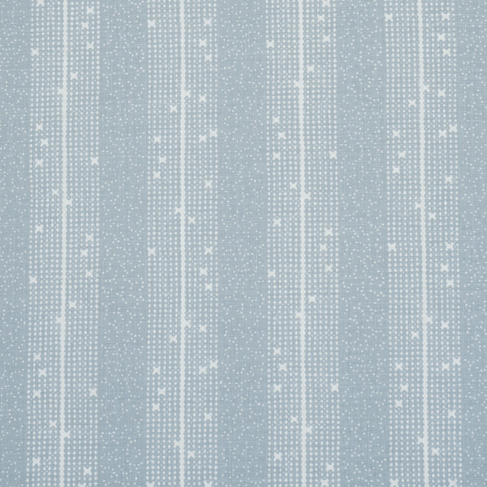 Schumacher Stella Stripe Blue Fabric 182112