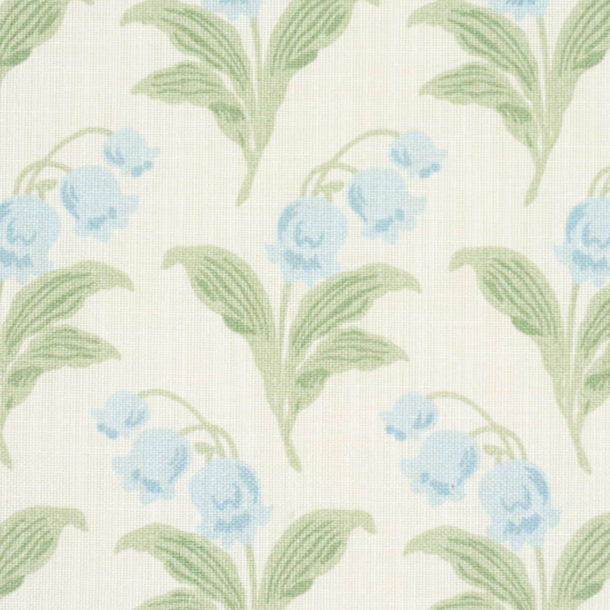 Schumacher Lily Of The Valley Indoor/Outdoor Bluebell Fabric 182141