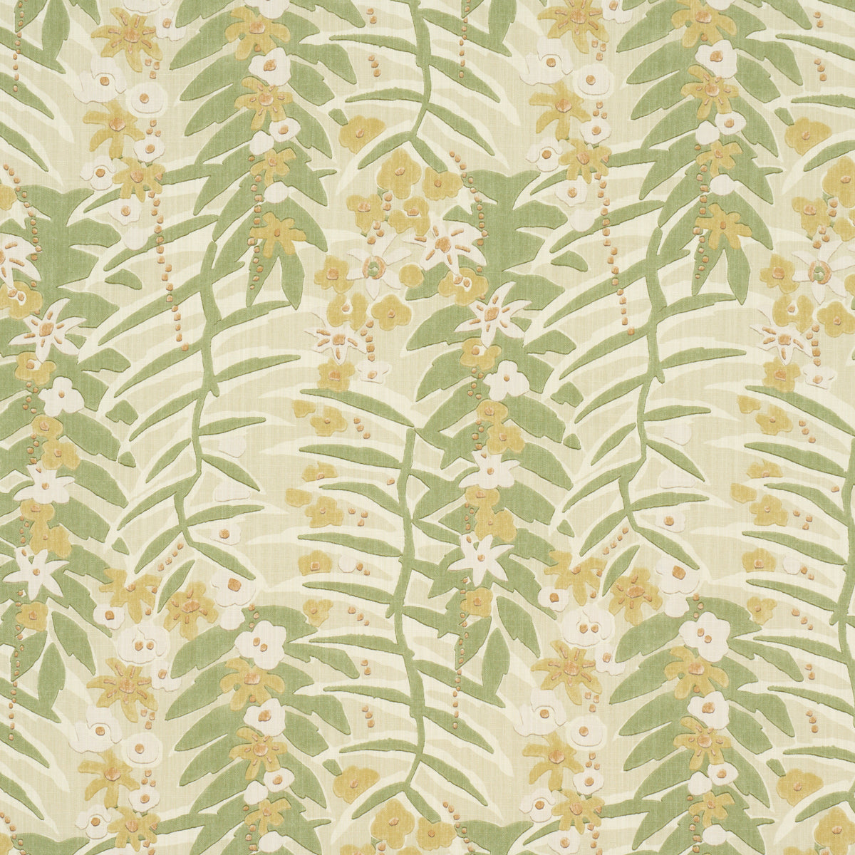 Schumacher Ashbee Botanical Citron Fabric 182151