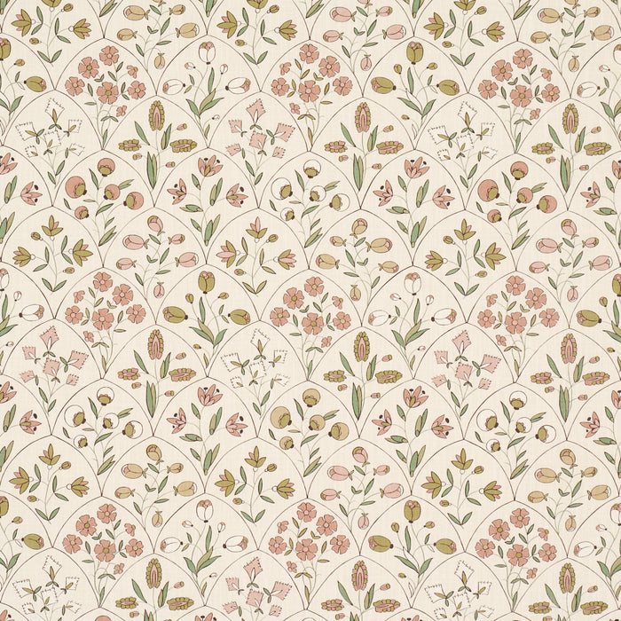 Schumacher Frances Floral Indoor/Outdoor Petal Fabric 182162