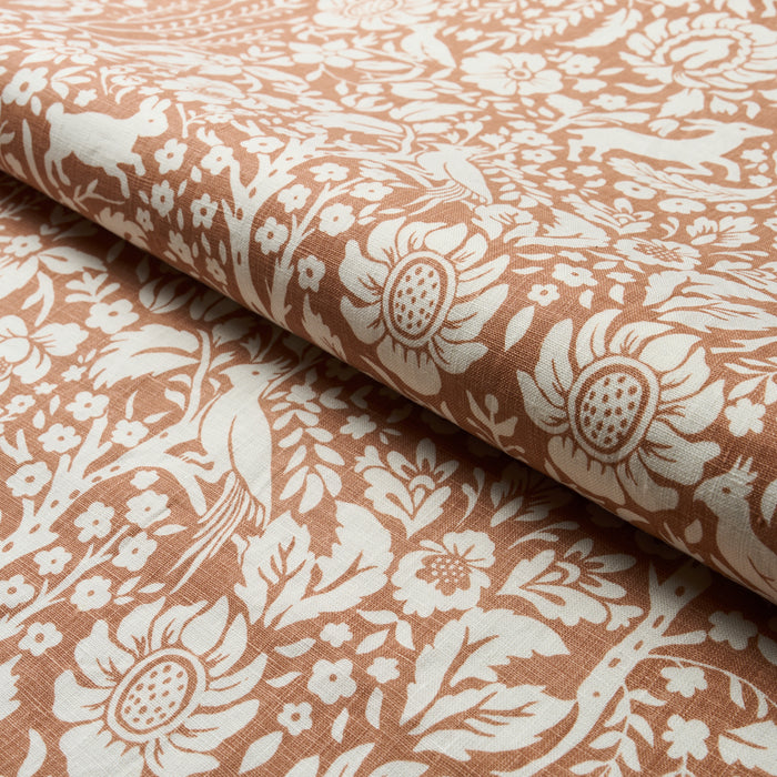 Schumacher Deerfield Spice Fabric 182171