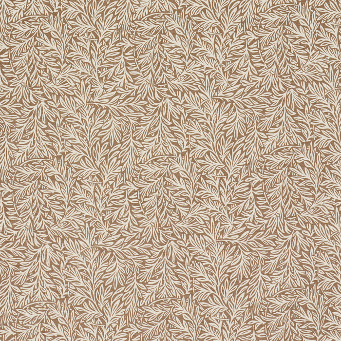 Schumacher Willow Leaf Mocha Fabric Sample 182182