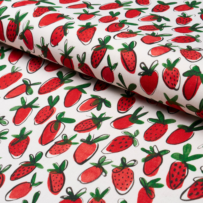 Schumacher Shortcake Indoor/Outdoor Red Fabric 182190