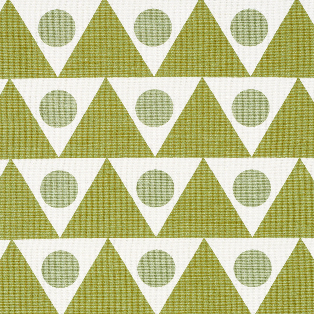 Schumacher Pennant Green Fabric 182221