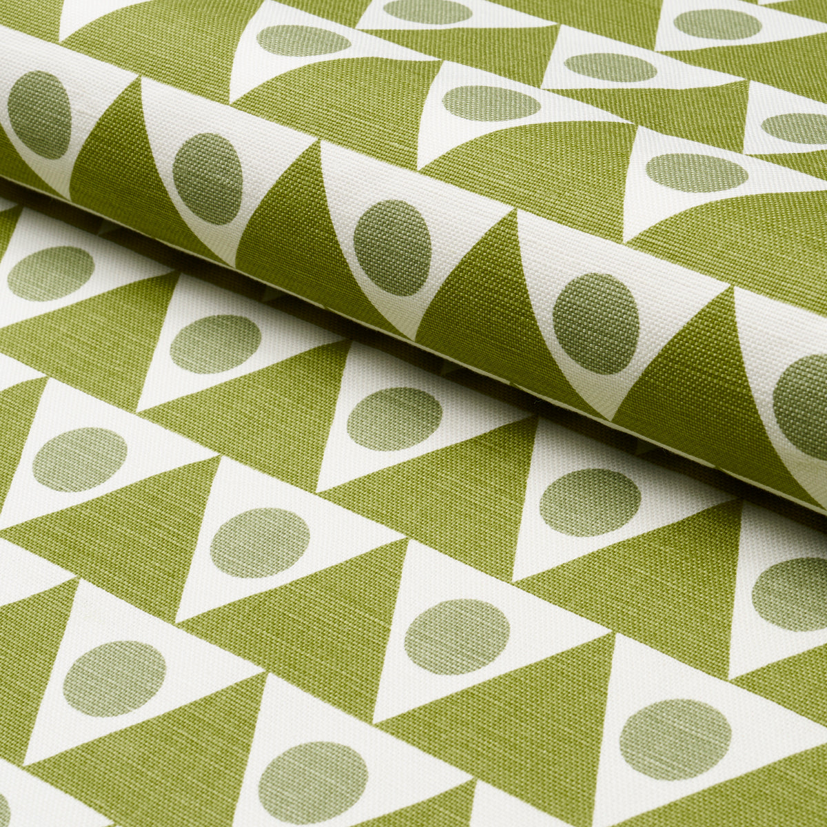 Schumacher Pennant Green Fabric 182221