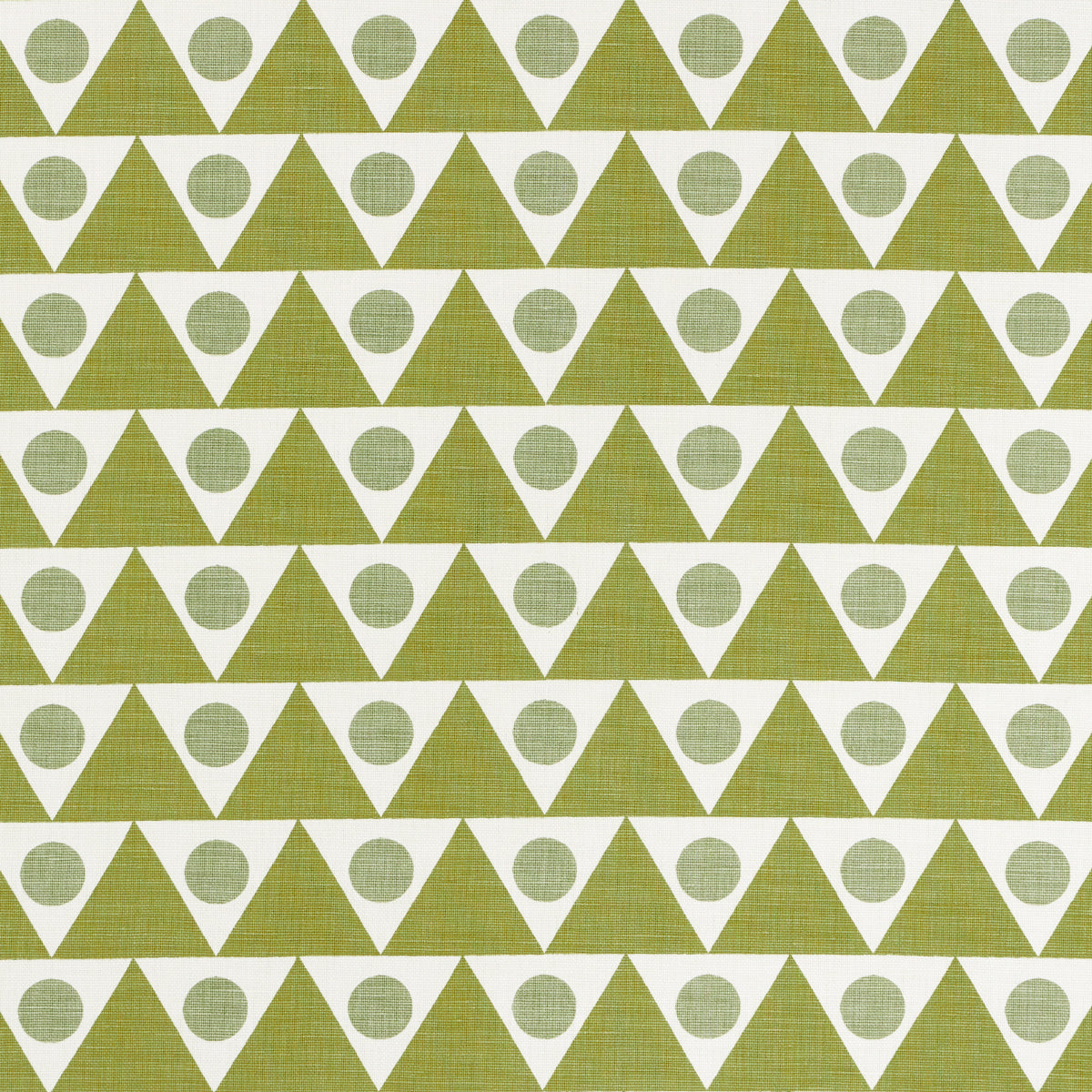 Schumacher Pennant Green Fabric 182221