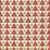 Schumacher Pennant Terracotta Fabric Sample 182222