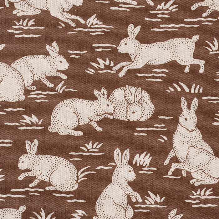 Schumacher Cottontails Chestnut Fabric Sample 182241