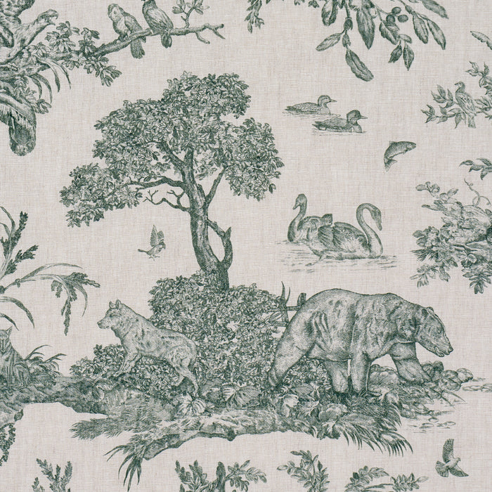 Schumacher Western Toile Forest Fabric Sample 182272