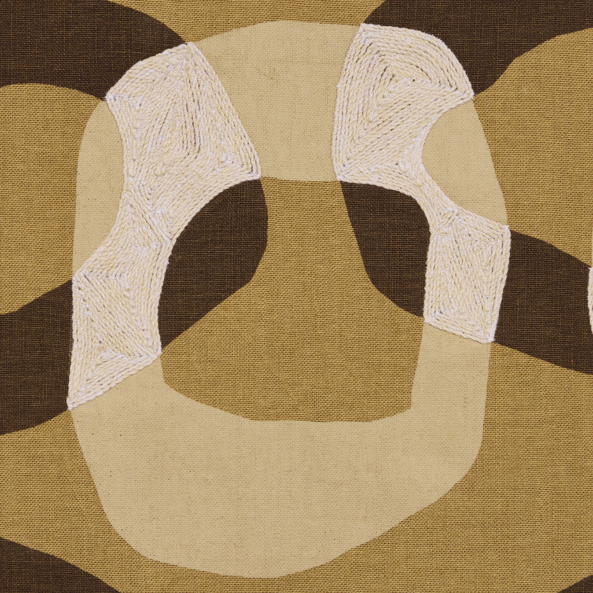 Schumacher Conrad Ochre Fabric 182280