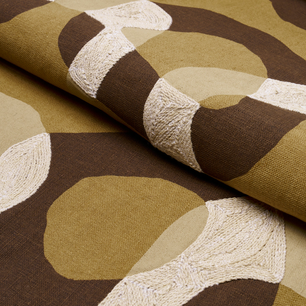 Schumacher Conrad Ochre Fabric Sample 182280