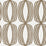 Schumacher Fontana Hand Print Peat Fabric Sample 182320