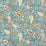 Schumacher Peggy Paisley Azure Fabric 182432